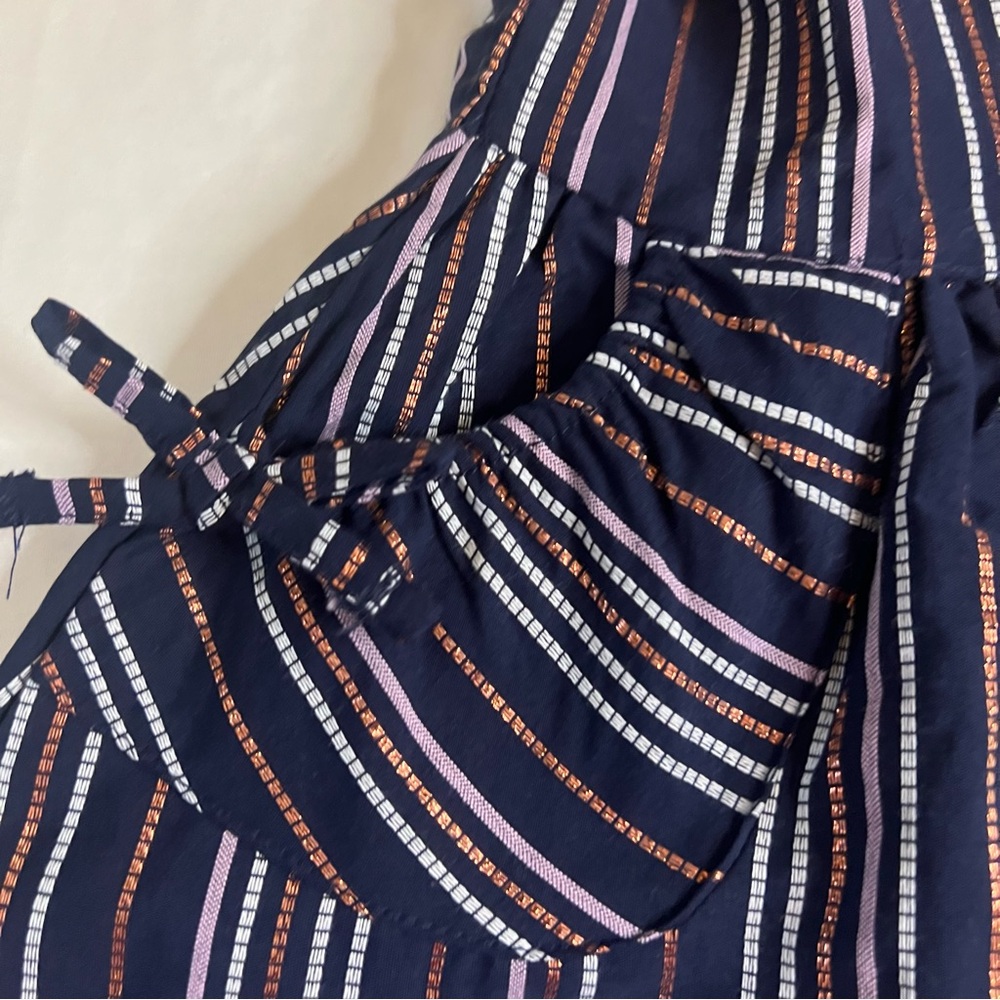 Penelope Mack Navy and Pink Striped Dress With Bloomers - Picture 5 of 7